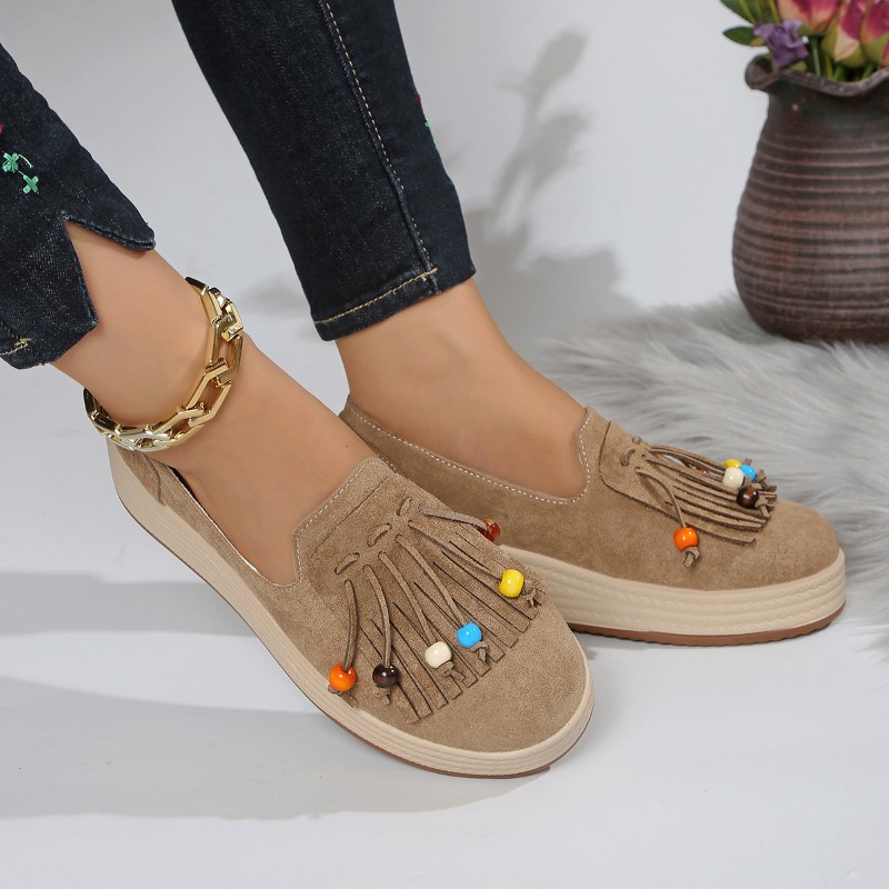 Women Shoes Wedges - 2026 Lente/Zomer Nieuwe Stijl Dikzolige Verhogende