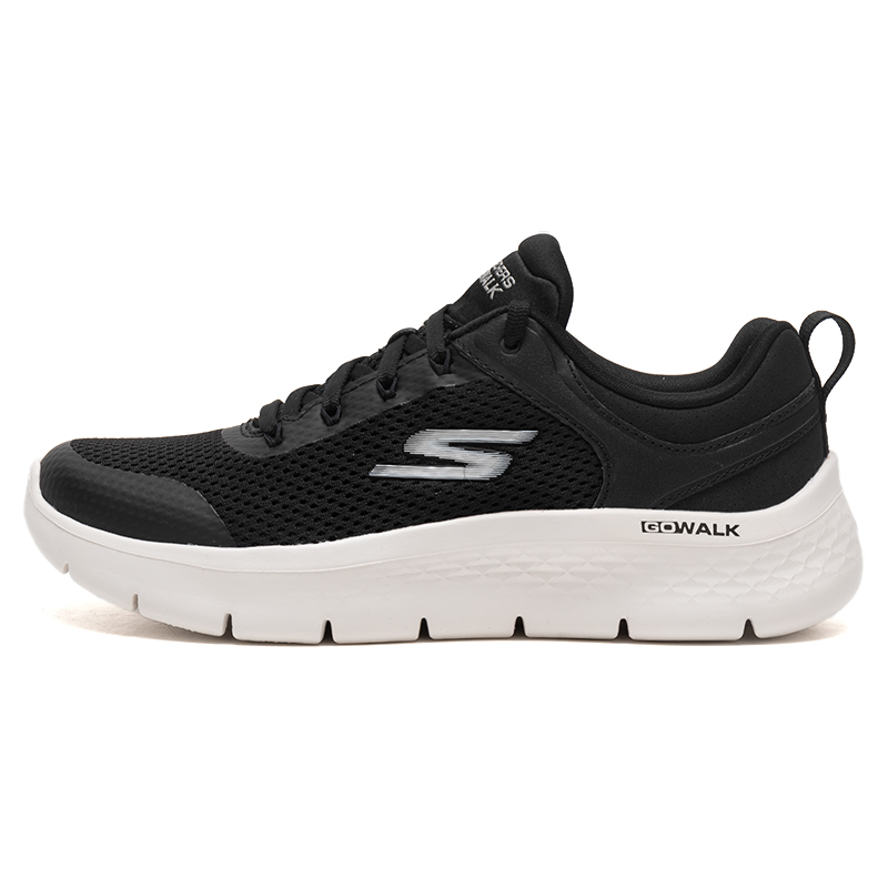 Women Shoes Hong Kong - Skechers 124817-Bkw Dames Wandelschoenen Mesh Ademend