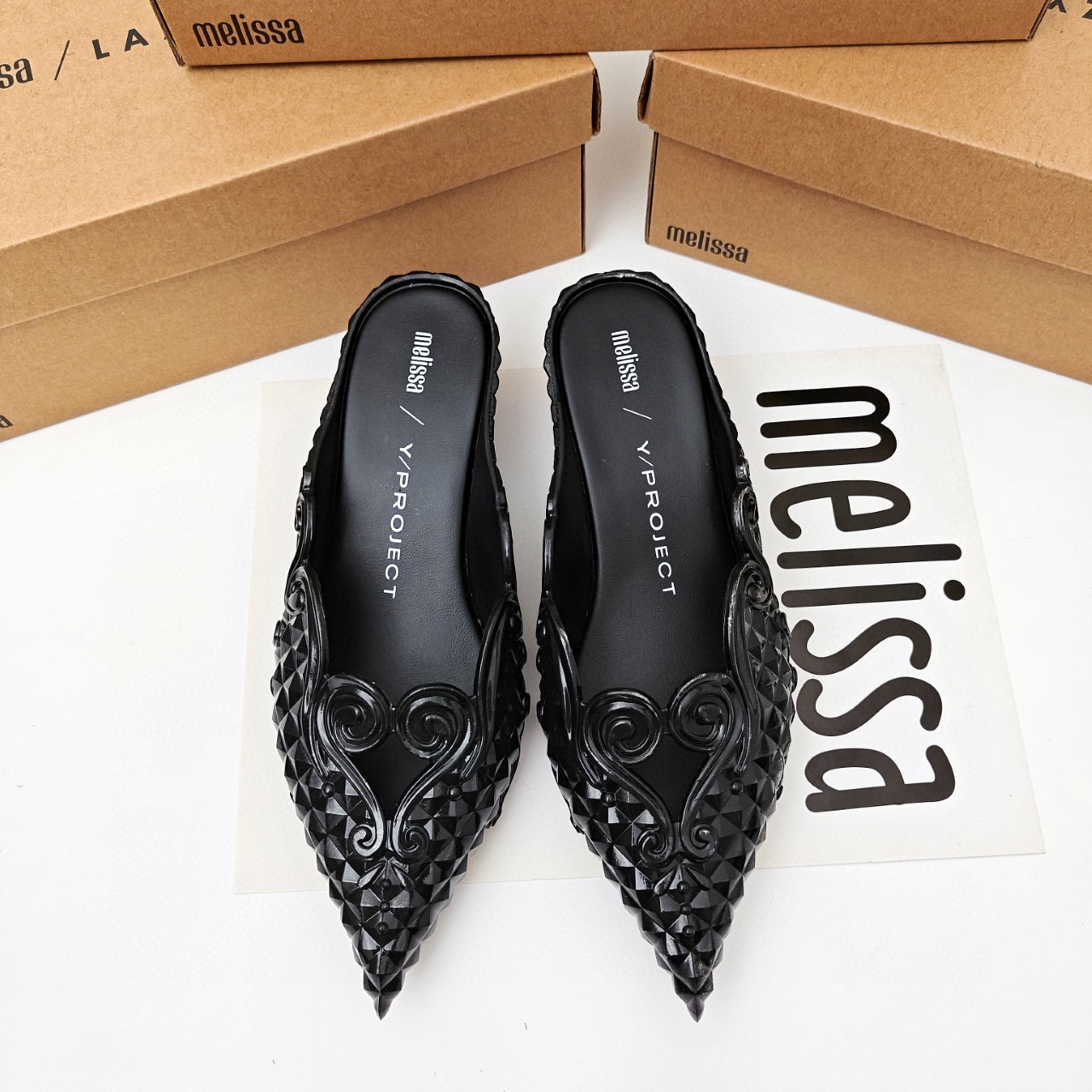 Court Heel Pointed - Mini Melissa Hof Puntschoen Platte Kantoor