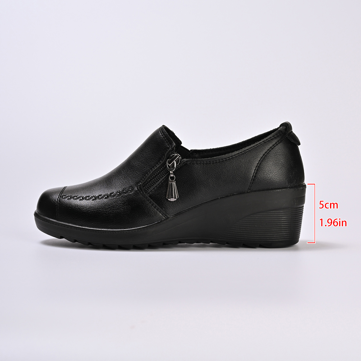 Women'S Shoes Loafers Black - Vrouwen Echt Lederen Schoenen Lente Herfst