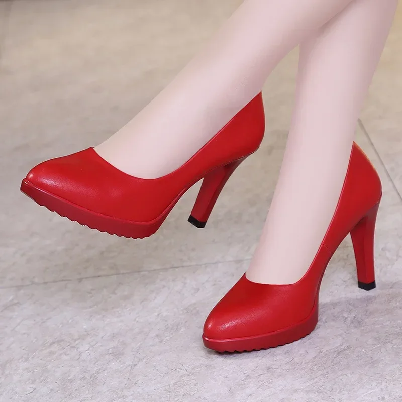 Court Heel Pointed - 8 cm Kleine Maat 32-43 Nieuwe