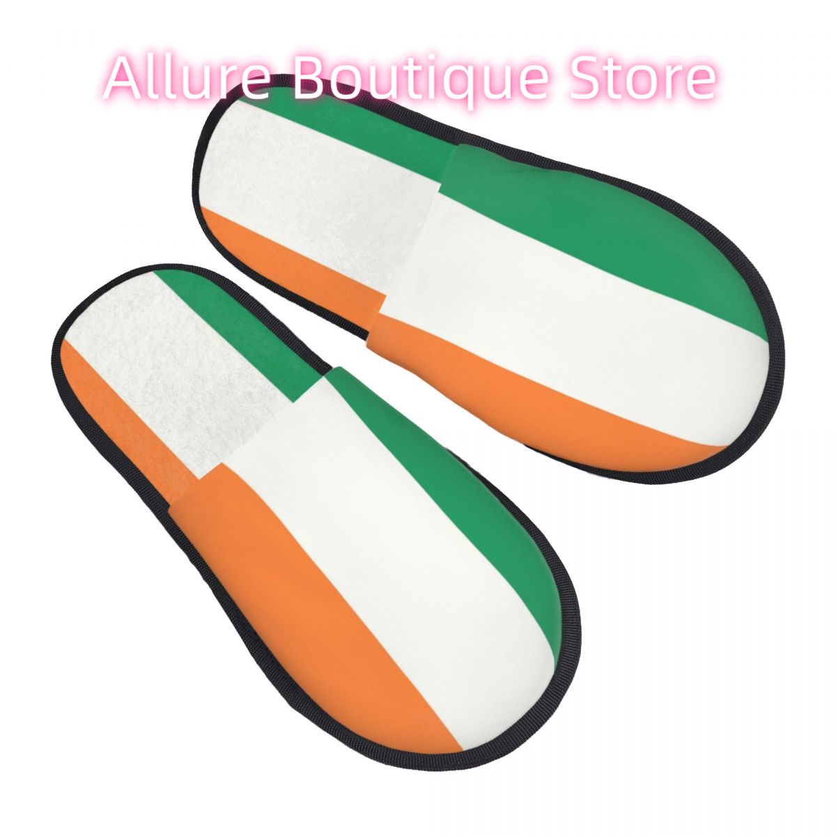 Women Shoes For Winter - Aangepaste Ierland vlag huispantoffels dames gezellige