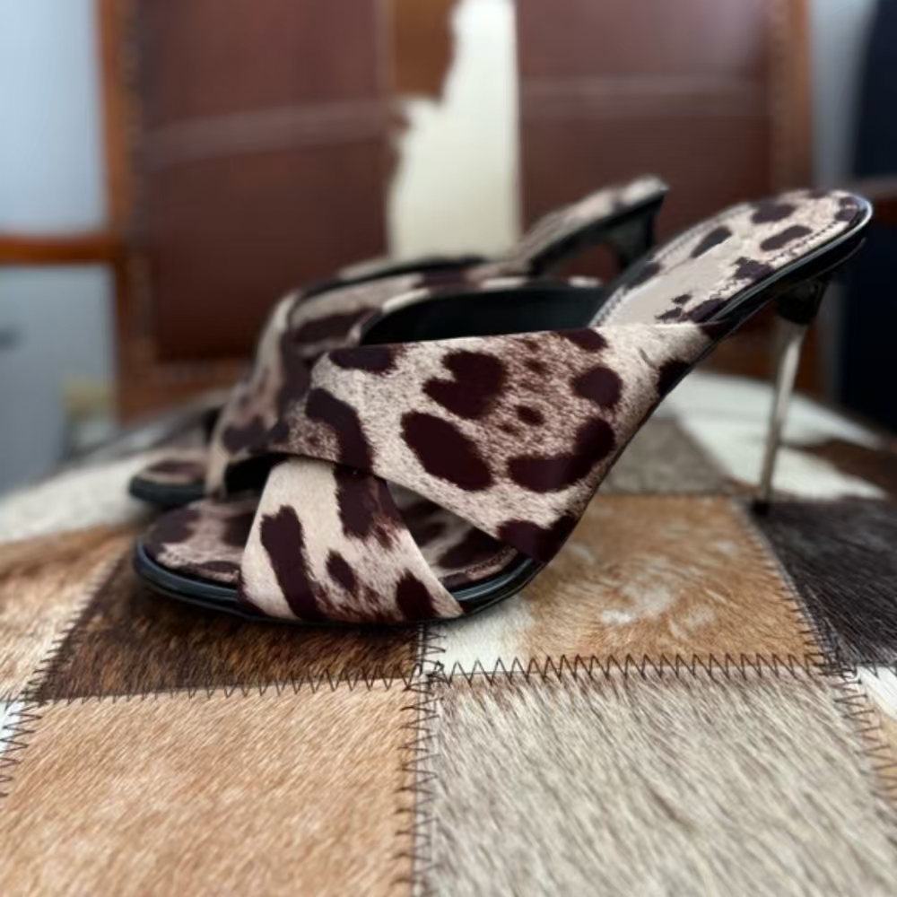 Leopard Print Heels - Sexy stijl sandalen met luipaardprint en