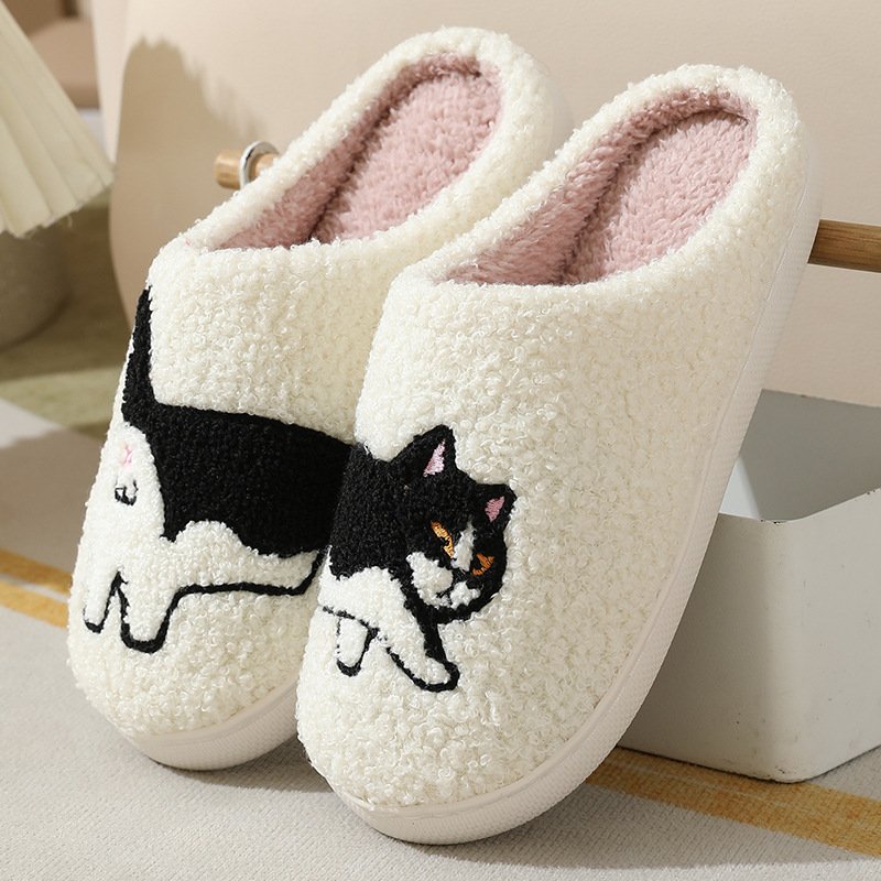 Women Shoes For Winter - Winter Pluche Leuke Teckel Borduren Thuis
