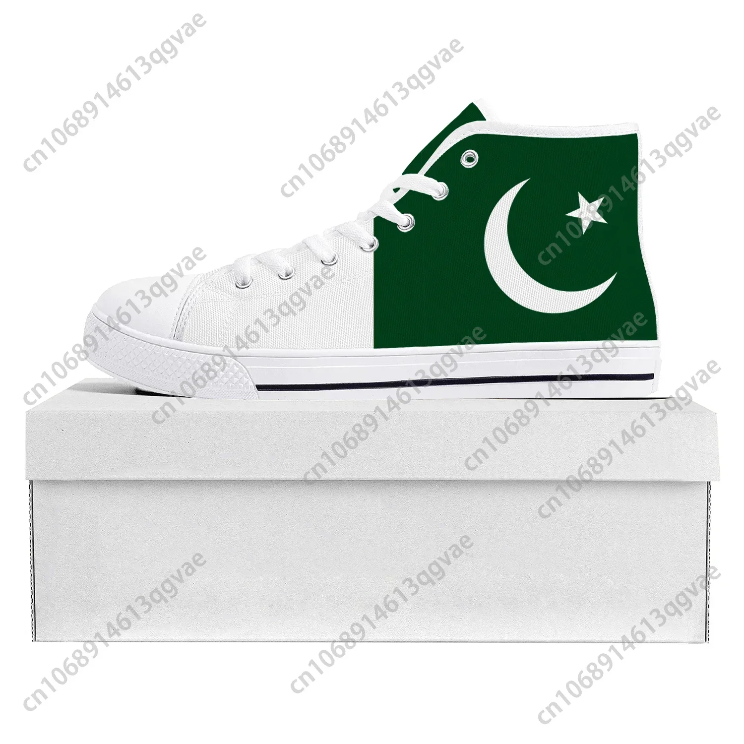 Pakistaanse vlag hoge sneakers - Women'S Shoes In Pakistan recensie en prijs