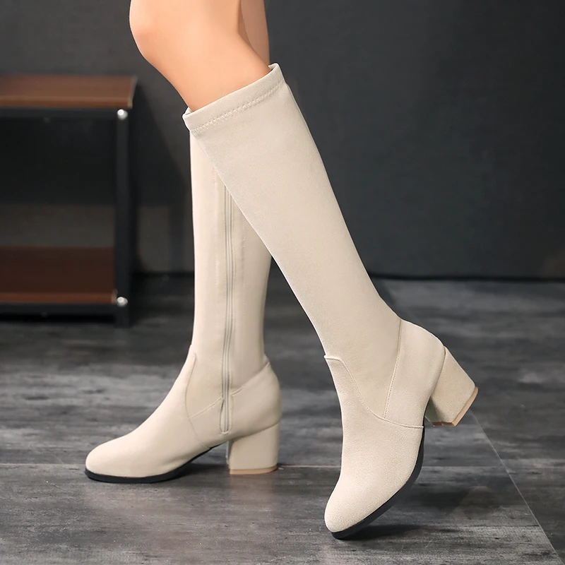 Winter Dames Kniehoge Laarzen  - Zip Up Boots Short recensie en prijs