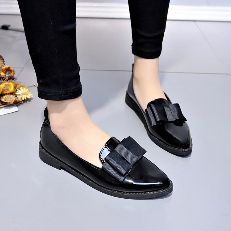 Zwart/wijnrood lakleer instapp - Women'S Shoes Loafers Black recensie en prijs