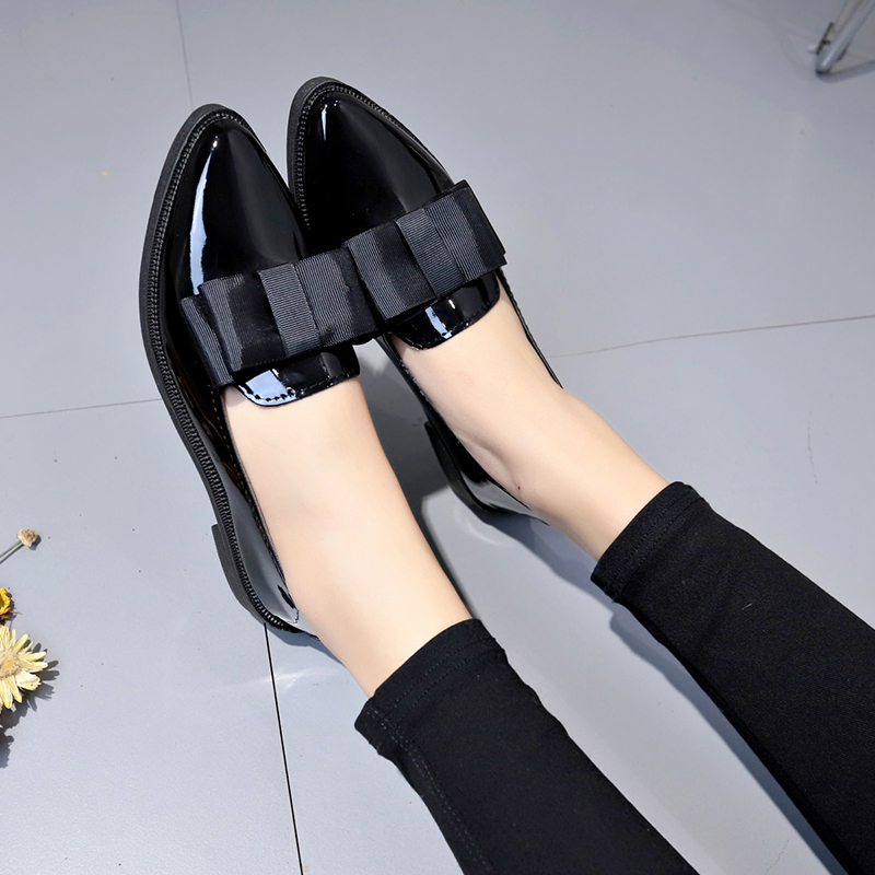 Zwart/wijnrood lakleer instapp - Women'S Shoes Loafers Black recensie en prijs