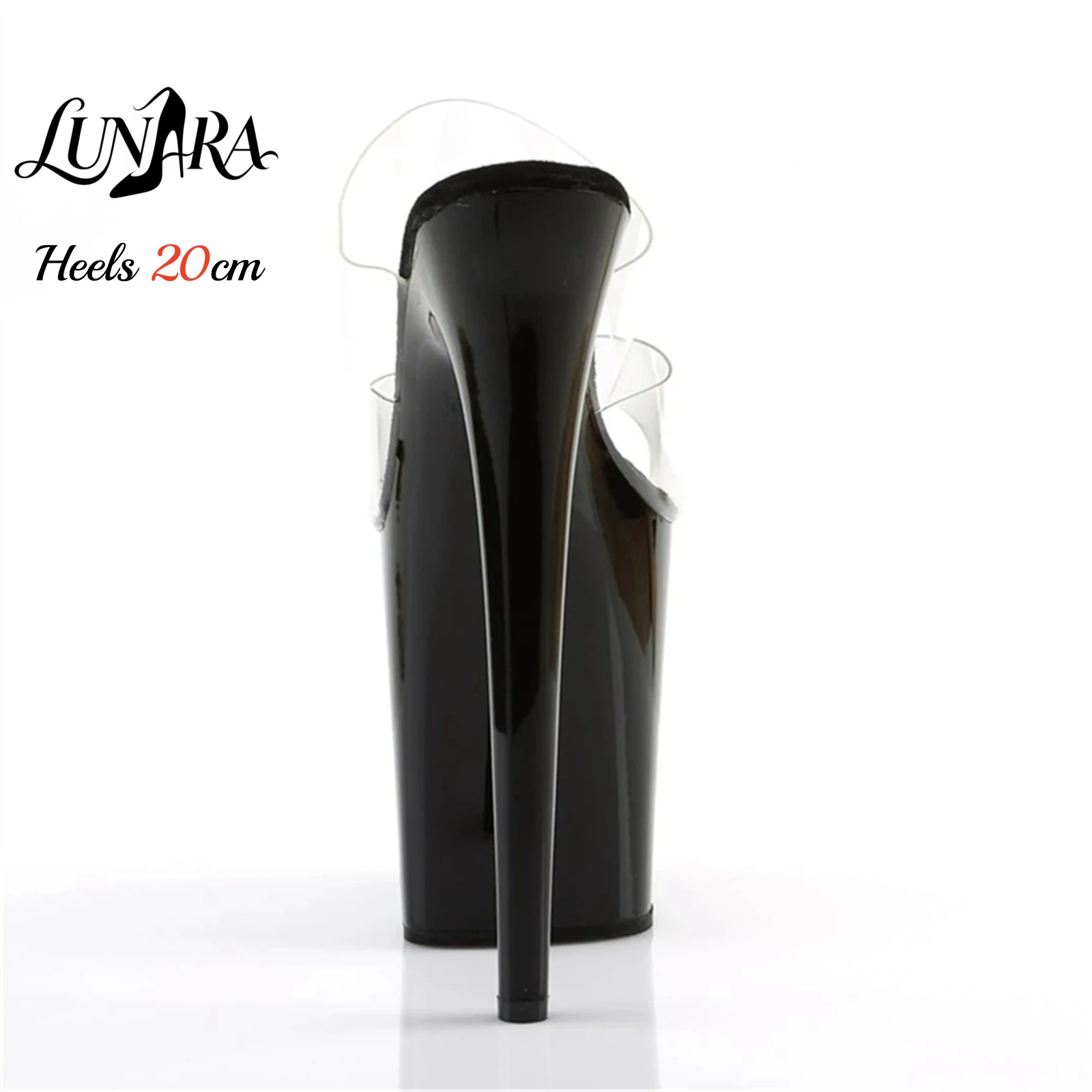 20 cm doorzichtige PVC sandale - Leopard Print Heels recensie en prijs