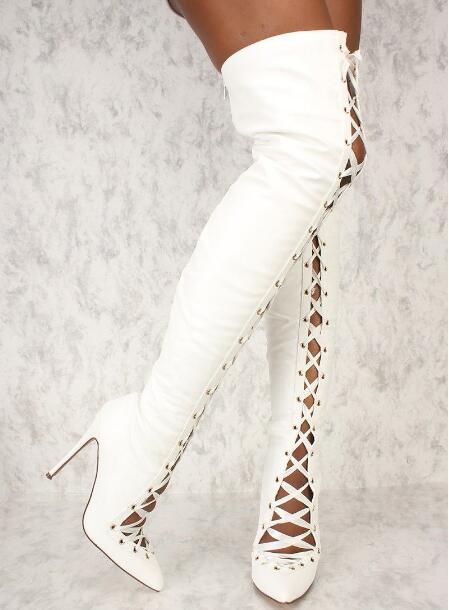 Mode Vrouwen Wit Zwart Effen S - Ribbon Tie Heel recensie en prijs
