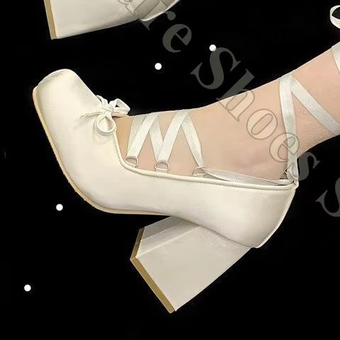 Dames Ballerina's Y2K Satijnen - Ribbon Tie Heel recensie en prijs