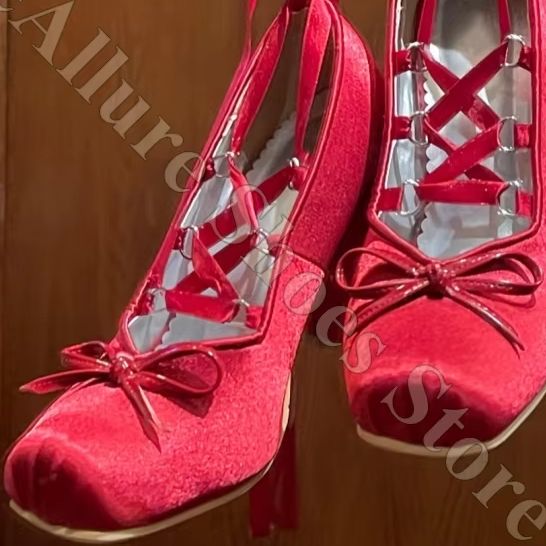 Dames Ballerina's Y2K Satijnen - Ribbon Tie Heel recensie en prijs
