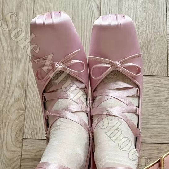 Dames Ballerina's Y2K Satijnen - Ribbon Tie Heel recensie en prijs