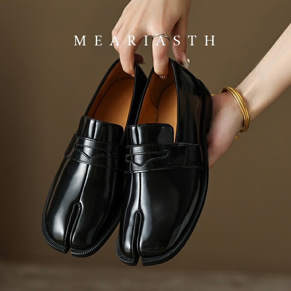 zwarte Tabi-schoenen met gespl - Women'S Shoes Loafers Black recensie en prijs