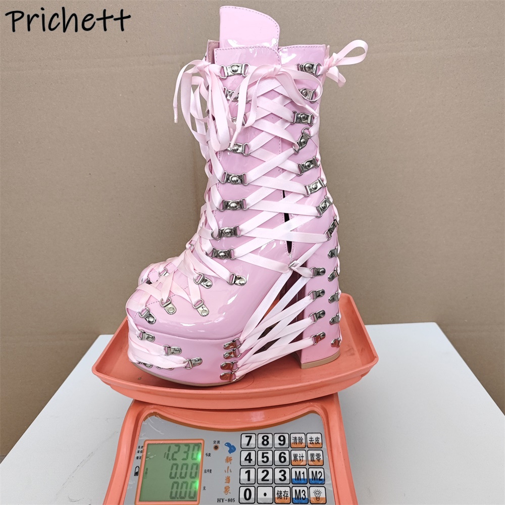 Zwart Roze Kruisgebonden Enkel - Ribbon Tie Heel recensie en prijs