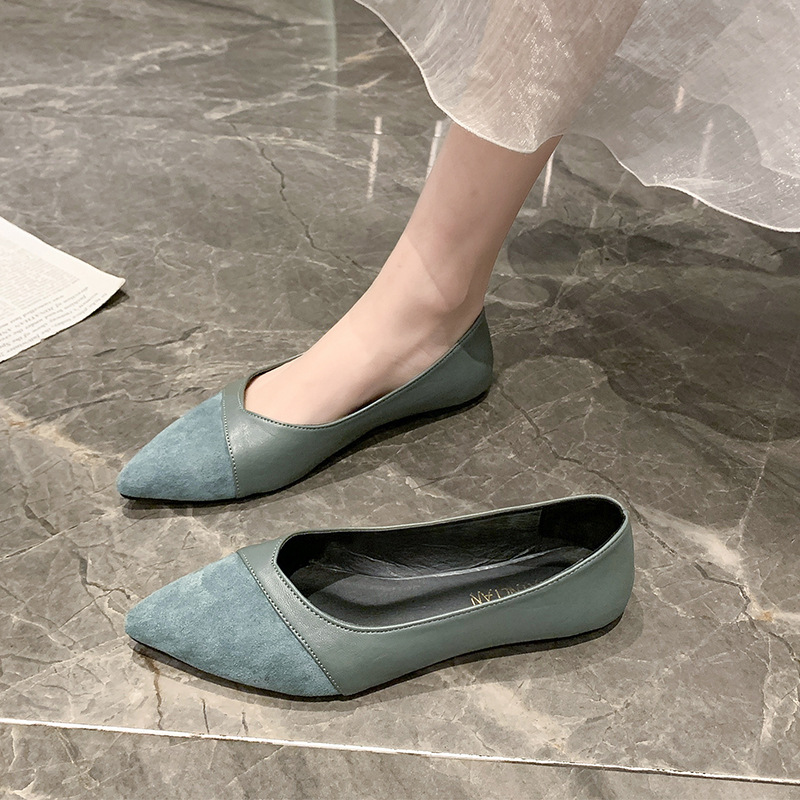 Platte zwarte leren schoenen v - Women Shoes Wedges recensie en prijs