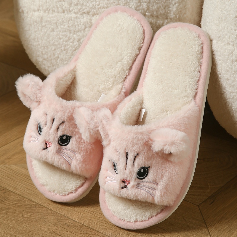 Schattige kattenpluche slipper - Women Shoes For Winter recensie en prijs