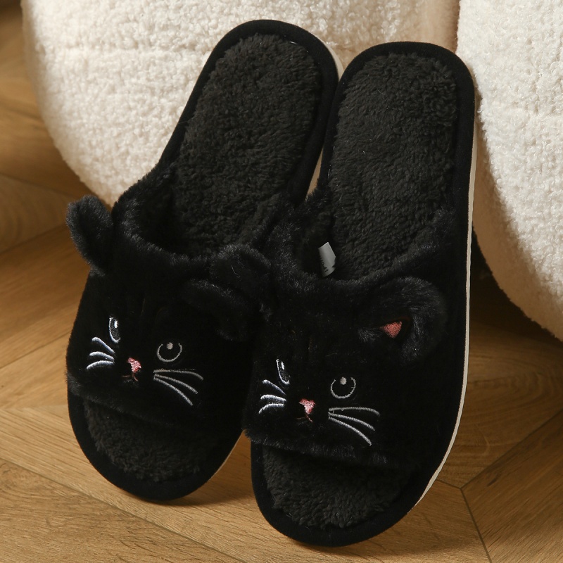 Schattige kattenpluche slipper - Women Shoes For Winter recensie en prijs