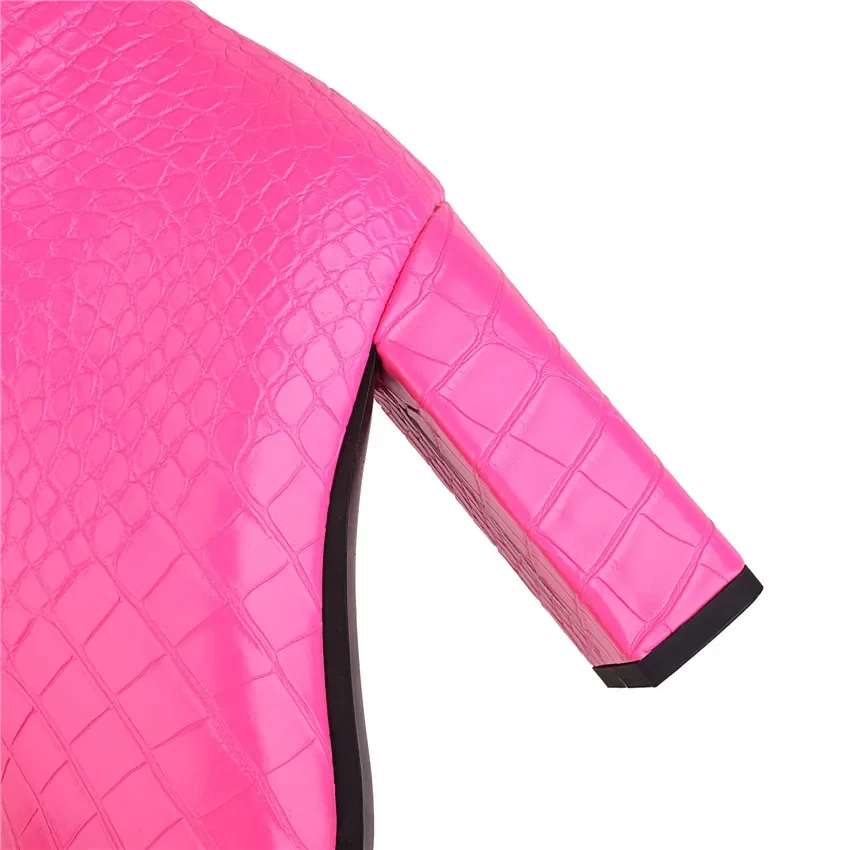 Faux Krokodillenleer Vrouwen K - Zip Up Boots Short recensie en prijs