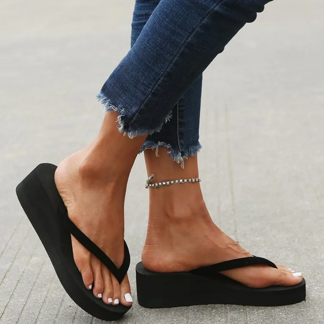 Slippers Zomerschoenen Dames S - Women Shoes Wedges recensie en prijs