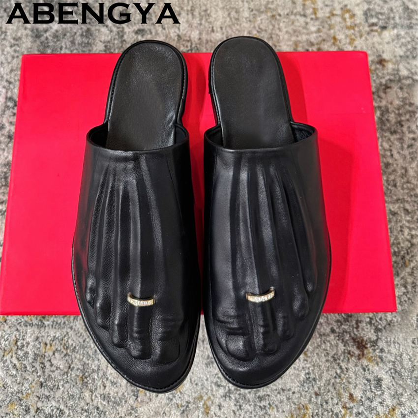 Zwarte echt lederen wrap-toe l - Women'S Shoes Loafers Black recensie en prijs