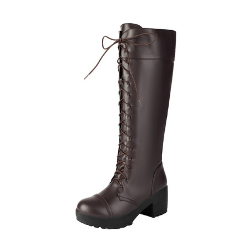 Dames kniehoge gevechtslaarzen - Zip Up Boots Short recensie en prijs